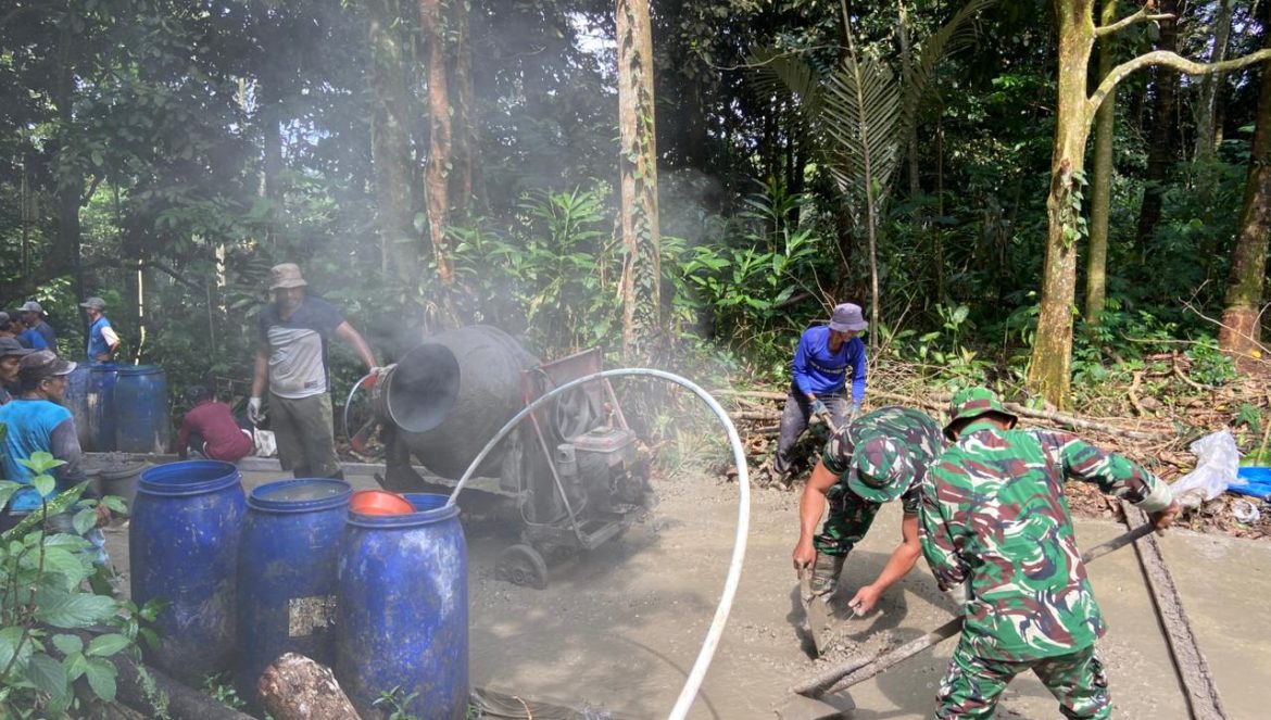 TMMD Sengkuyung Wonosobo, Pembangunan Desa Grugu, Kodim 0707, Infrastruktur Kaliwiro, Gotong Royong TNI