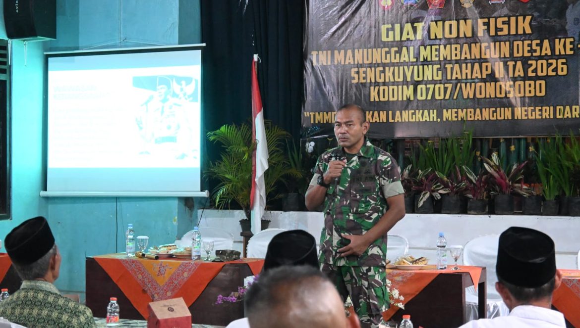 TMMD Sengkuyung Tahap II, Kodim 0707 Wonosobo, sengketa lahan, penyuluhan hukum, mitigasi bencana