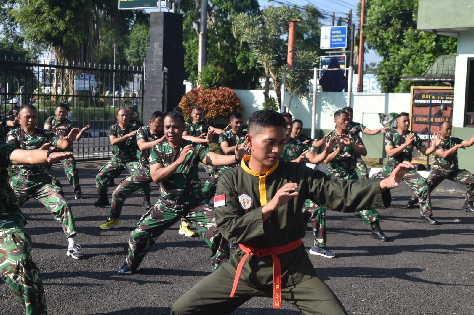 kodim 0707 wonosobo, pencak silat militer, bela diri tni, yoyok suyitno, pembinaan prajurit
