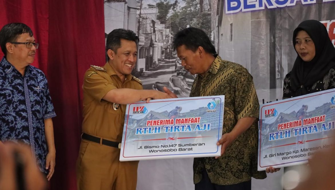 perumda tirta aji, bantuan rtlh, upz wonosobo, afif nurhidayat, zakat pegawai
