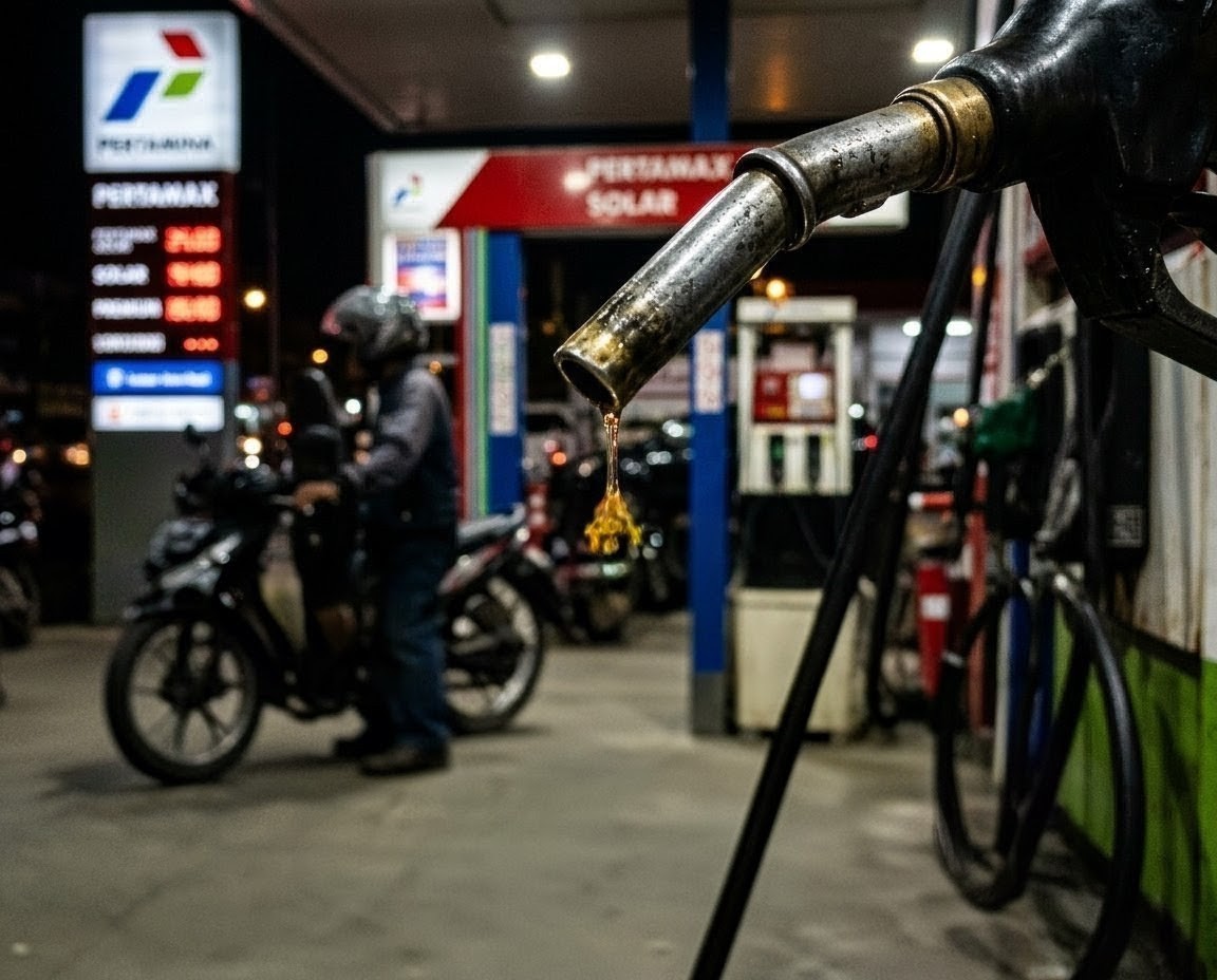 harga bbm pertamina, pertamax turbo naik, dexlite turun, bbm nonsubsidi, spbu swasta