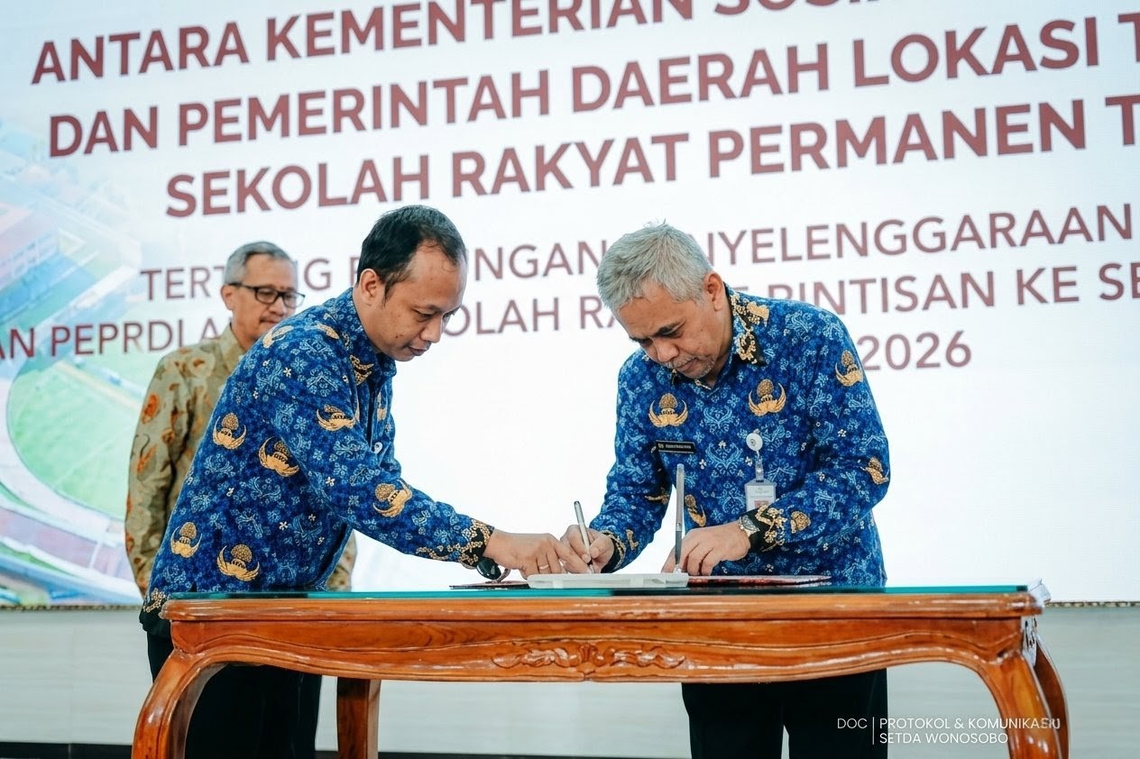 sekolah rakyat, saifullah yusuf, pemkab wonosobo, angka putus sekolah, kemensos