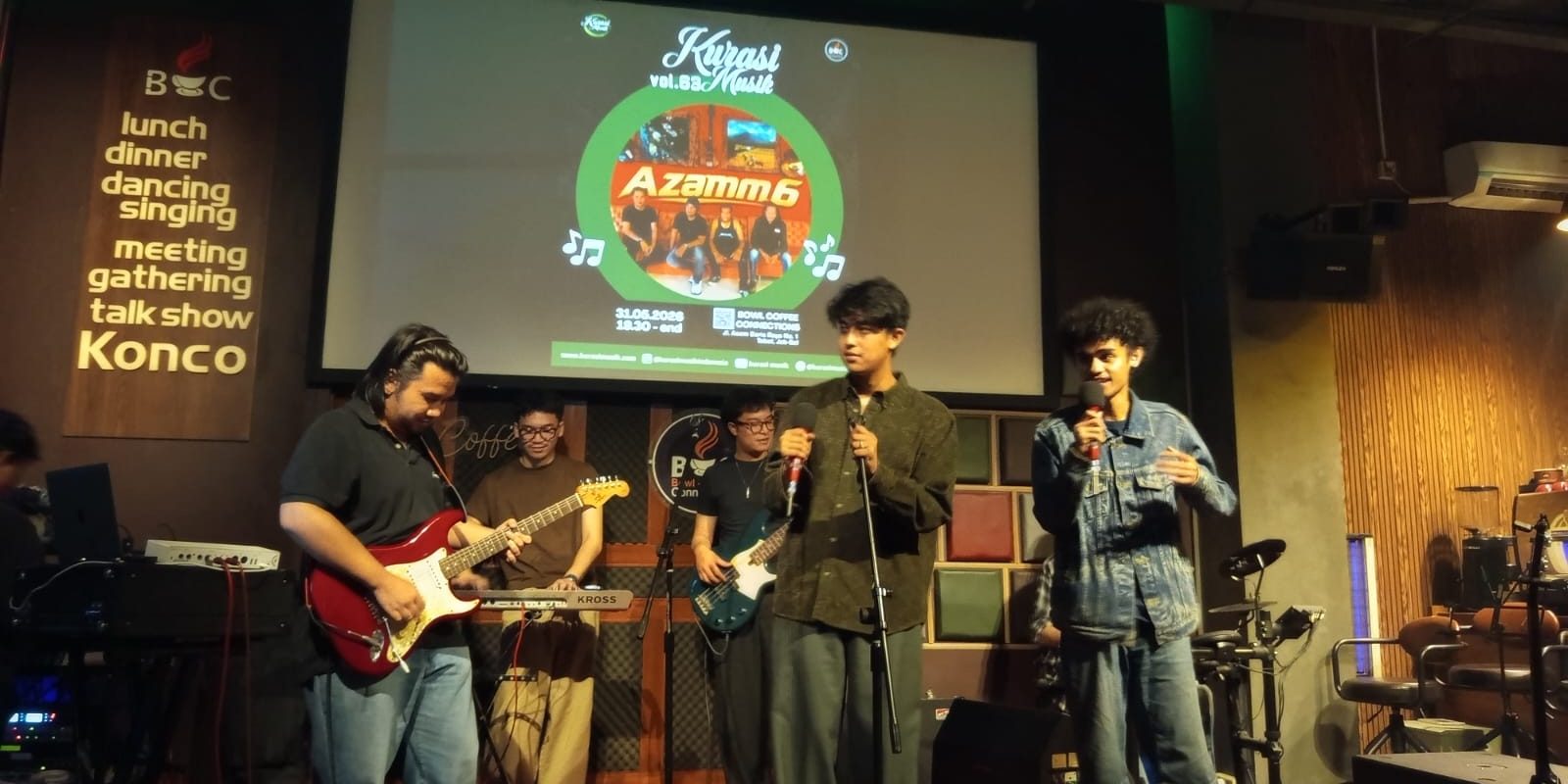 kurasi musik indonesia jakarta, evaluasi musisi independen, referensi musik wonosobo, wayang band, stamina panggung musisi