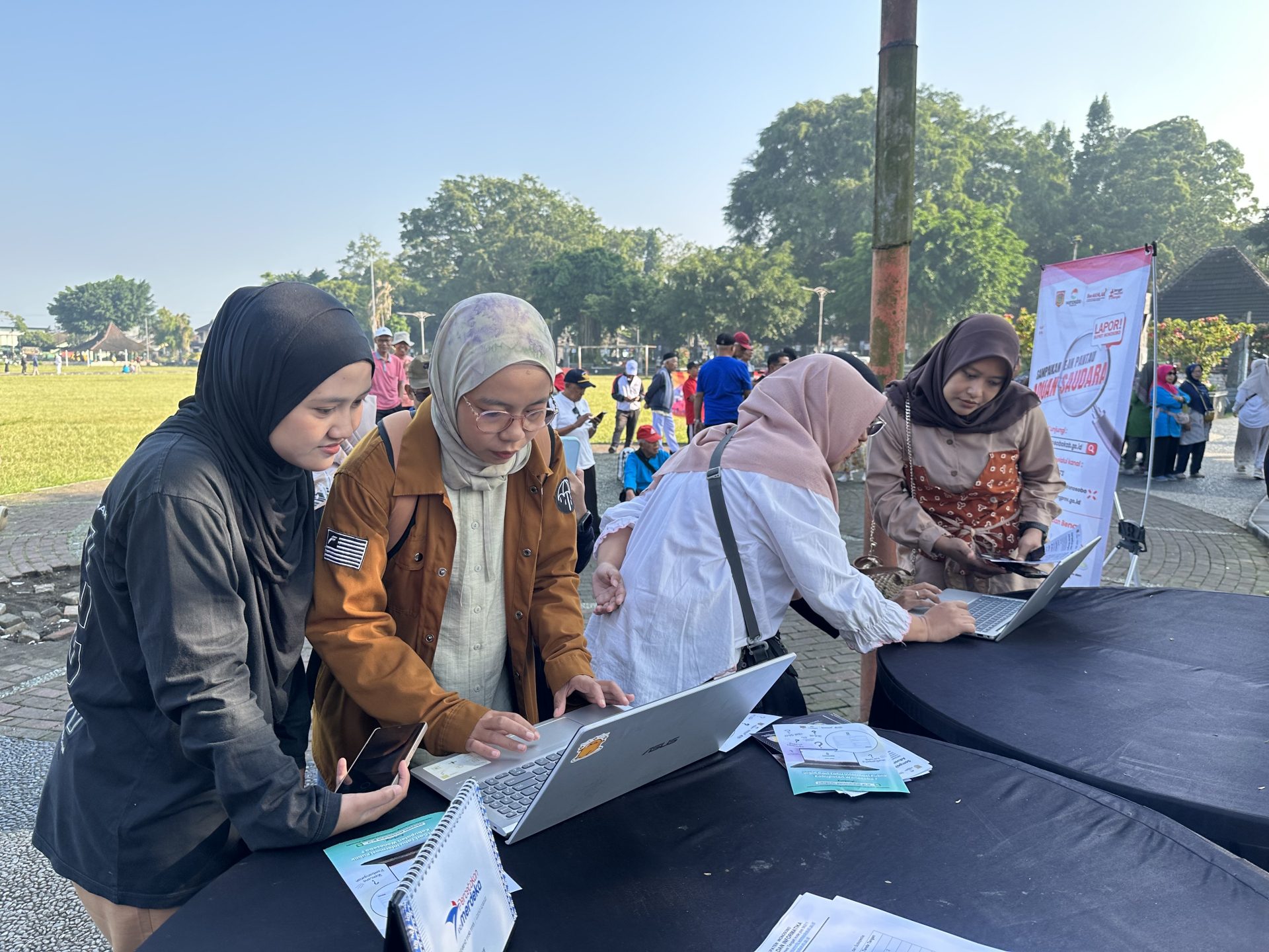 Pelayanan Publik, Lapor Bupati Wonosobo, Ruang Terbuka, Aksi Sosial, Alun-Alun Wonosobo