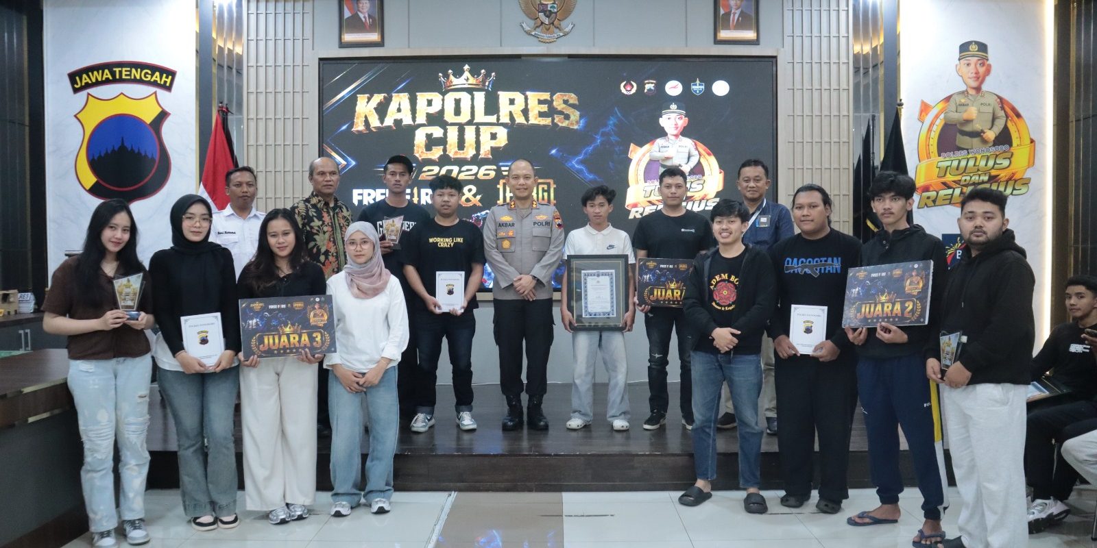 kapolres cup wonosobo, esport jawa tengah, hari bhayangkara 2026, pubg mobile, free fire