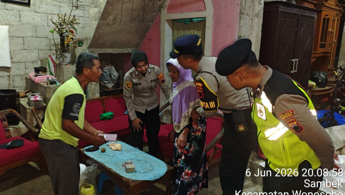 polres wonosobo, lansia linglung telantar, call center 110 polri, desa sambek, jawa tengah
