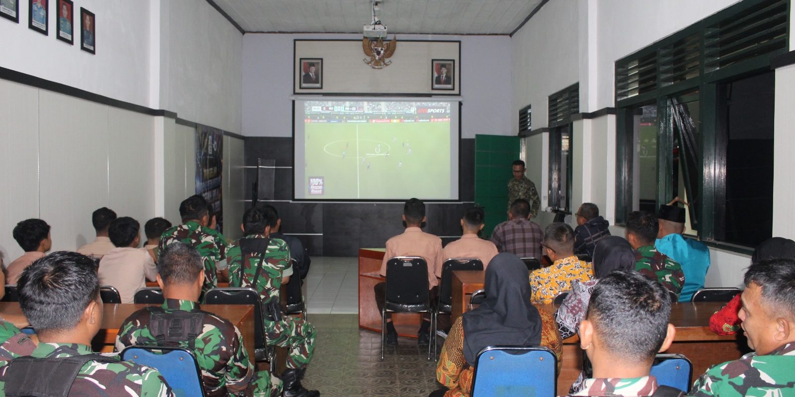 Nobar Piala Dunia 2026, Kodim 0707 Wonosobo, kemanunggalan TNI rakyat, Kedu, Jawa Tengah
