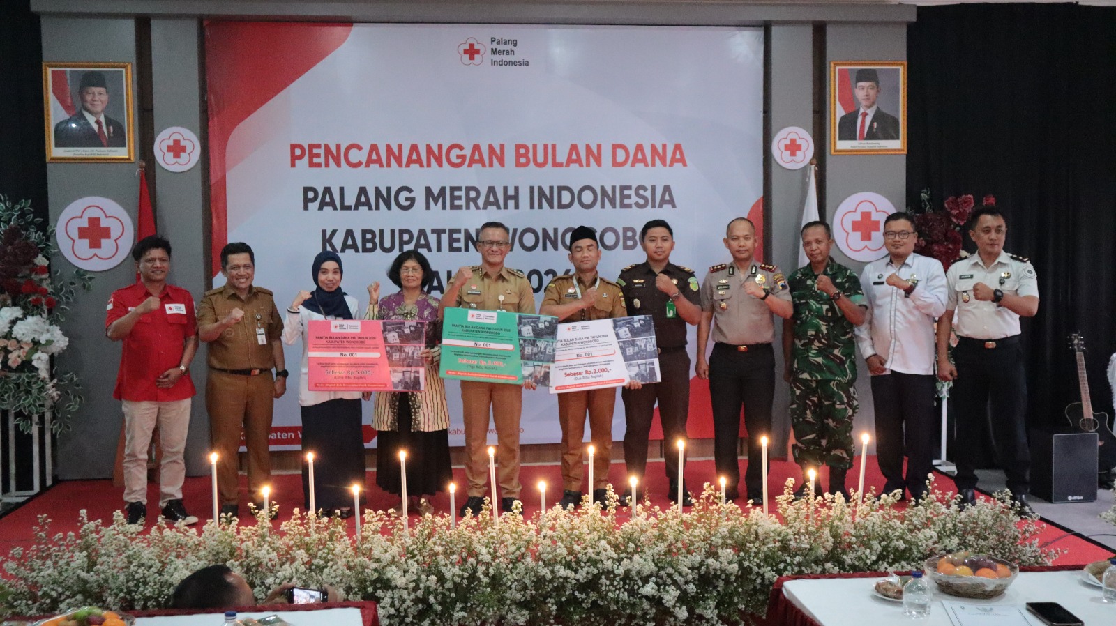 bulan dana pmi wonosobo, mitigasi bencana kedu, afif nurhidayat, polres wonosobo, kemanusiaan jawa tengah