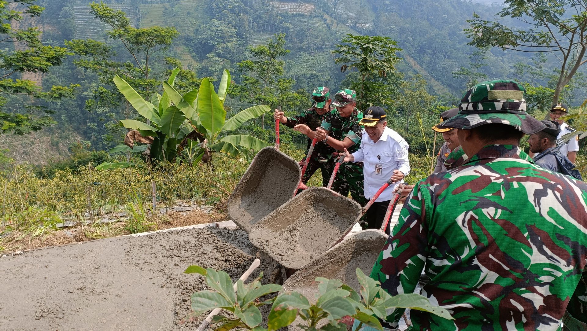 Desa Krinjing, Watumalang, Jalan Usaha Tani, Panen Petani, Infrastruktur Wonosobo