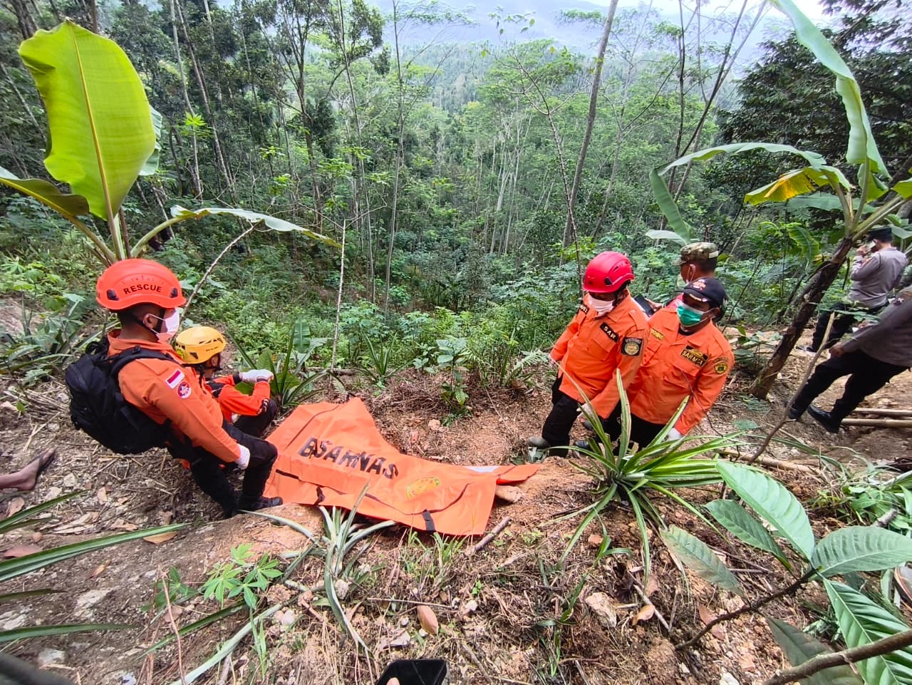 Pucungkerep, Kaliwiro, kecelakaan tebing, orang hilang, Basarnas Wonosobo