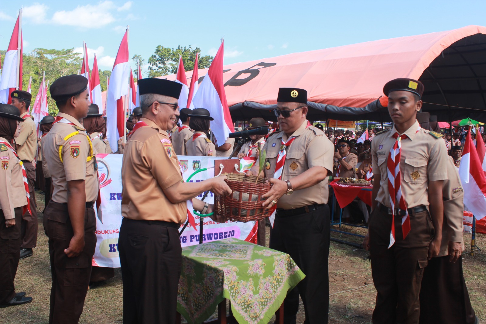 Estafet Tunas Kelapa, Pramuka Wonosobo, Desa Selokromo, Swasembada Pangan, Kwarda Jateng 2026