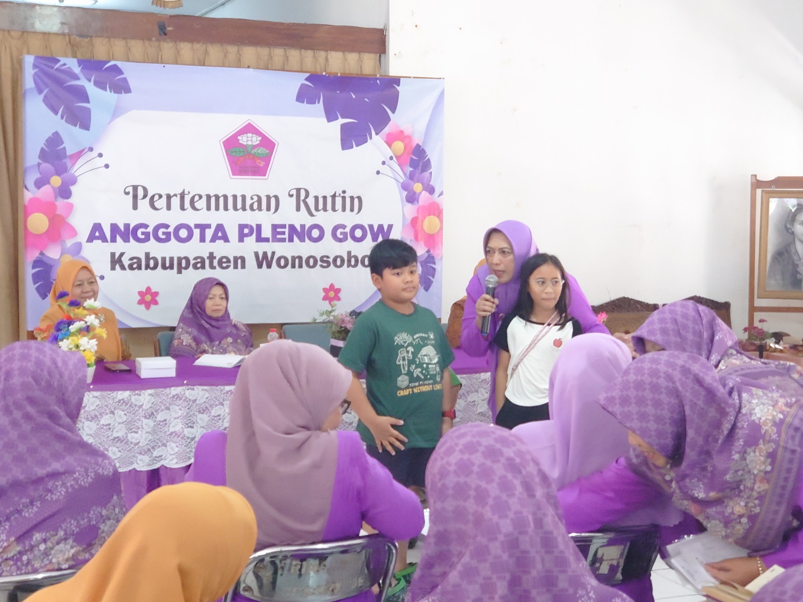 limbah jaring buah, kerajinan tangan, hari anak nasional, pemberdayaan perempuan, Kabupaten Wonosobo